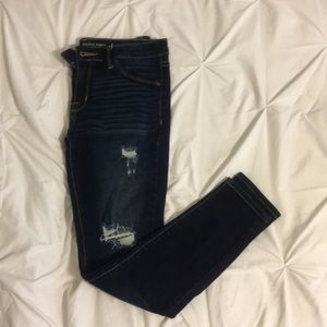 Dark Ripped Jeggings